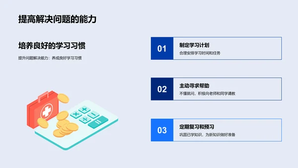 五年级学习引导PPT模板