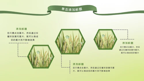 清新二十四节气芒种节气芒种PPT模板