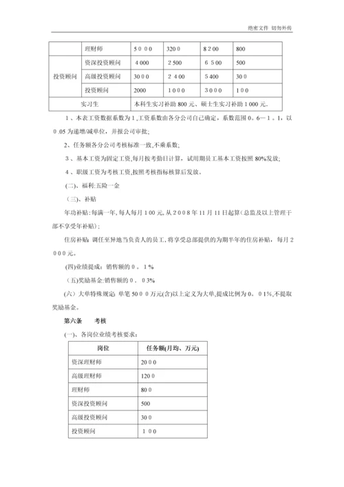 财富公司绩效考核办法.docx