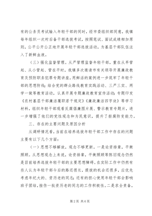 乡镇年轻干部教育培养管理使用调研报告.docx