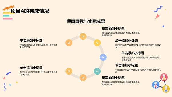 橙色3D风试用期员工转正述职PPT模板