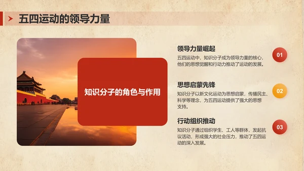 红色党政风五四精神传承PPT模板