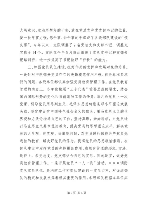 消防支队党建工作经验汇报 (5).docx