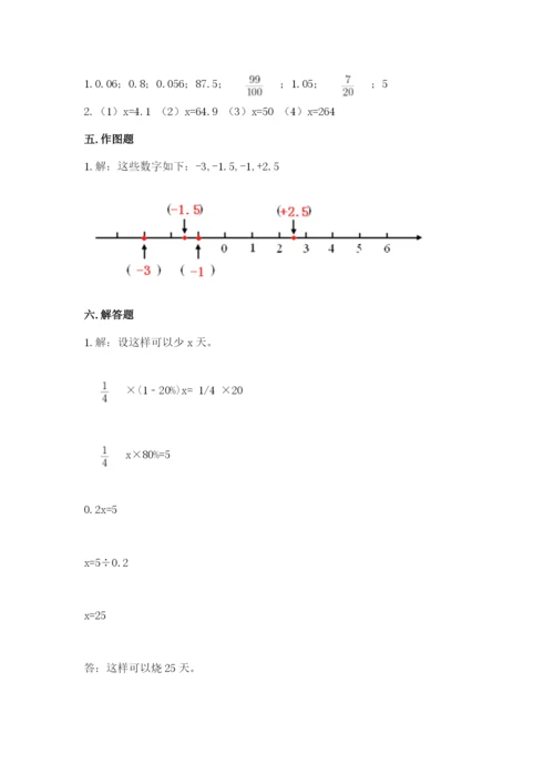 小升初数学期末测试卷及完整答案一套.docx