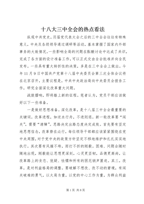 十八大三中全会的热点看法 (4).docx