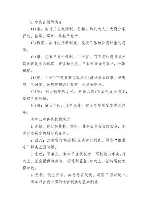 中国古代政治制度的演变.docx