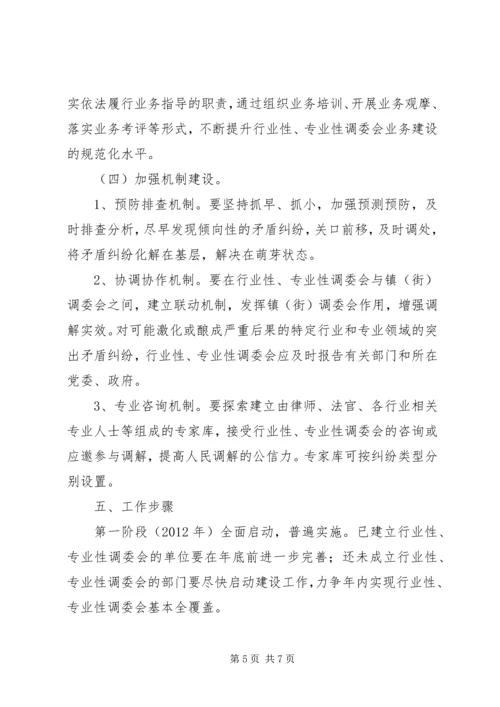 全区人民调委会构建意见.docx