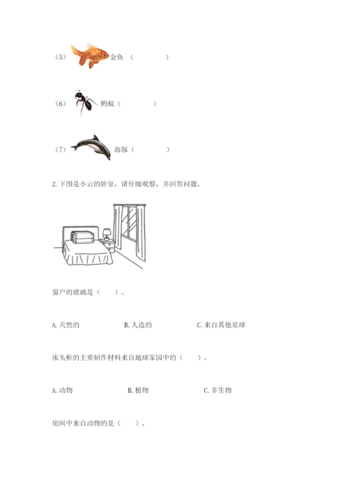 教科版小学二年级上册科学期末测试卷及1套参考答案.docx