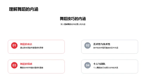 舞蹈技巧与内涵解读