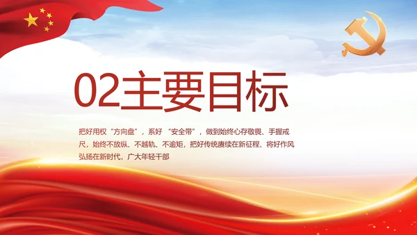 个人党员党建党支部年终述职报告PPT