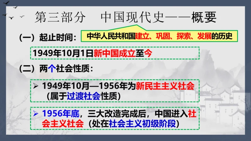 第一单元中华人民共和国的成立和巩固  单元复习课件