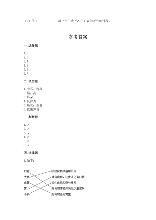 教科版科学四年级上册期末测试卷精华版.docx