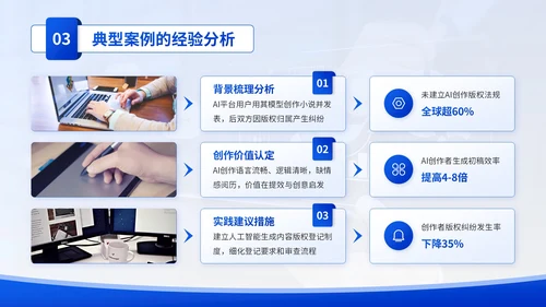 蓝色学术风人工智能与法律伦理PPT模板
