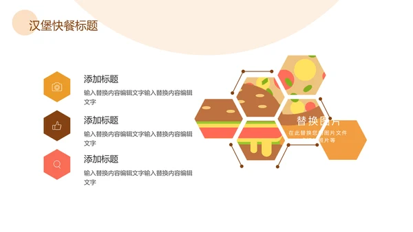 汉堡包西式快餐汉堡产品介绍PPT模板