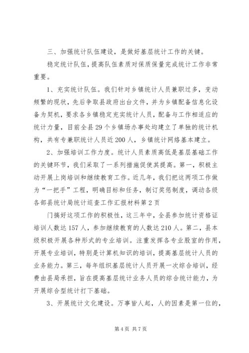 县统计局统计巡查工作汇报材料 (2).docx