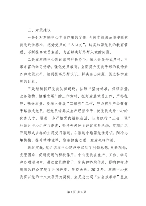 对党员作用发挥问题的研究.docx