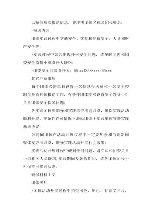 工商管理学院暑期社会实践活动专项方案.docx