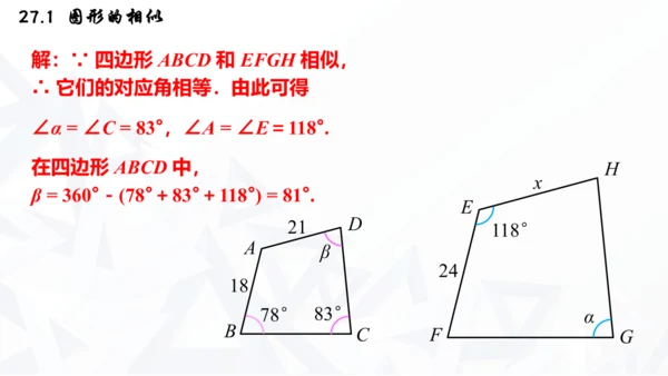 27.1  图形的相似课件（共30张PPT）
