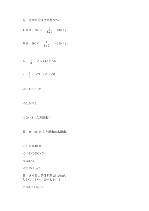 六年级小升初数学解决问题50道【易错题】.docx