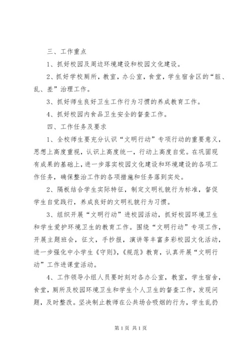 纳雍中学“多彩贵州文明行动”工作总结.docx