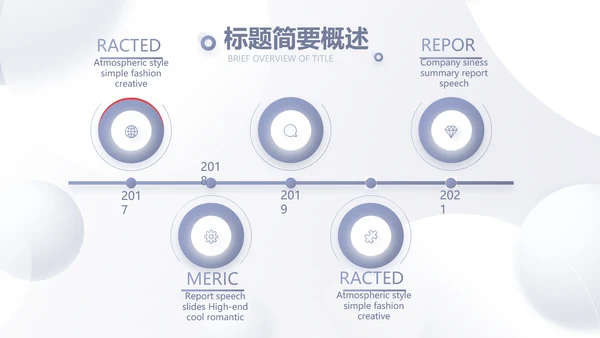 大气创意医美机构商业计划书活动策划PPT模板