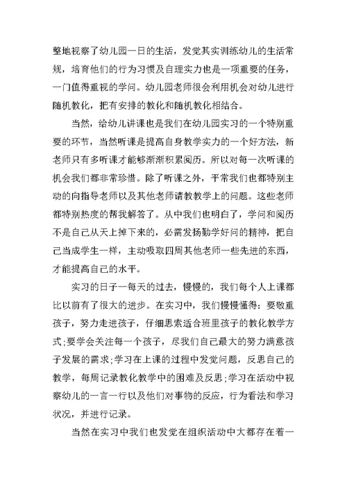 教师个人实习总结精选5篇