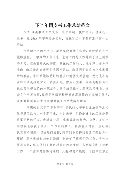 下半年团支书工作总结范文.docx