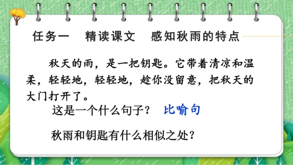 【同步课件】  6.秋天的雨   课件（2课时）