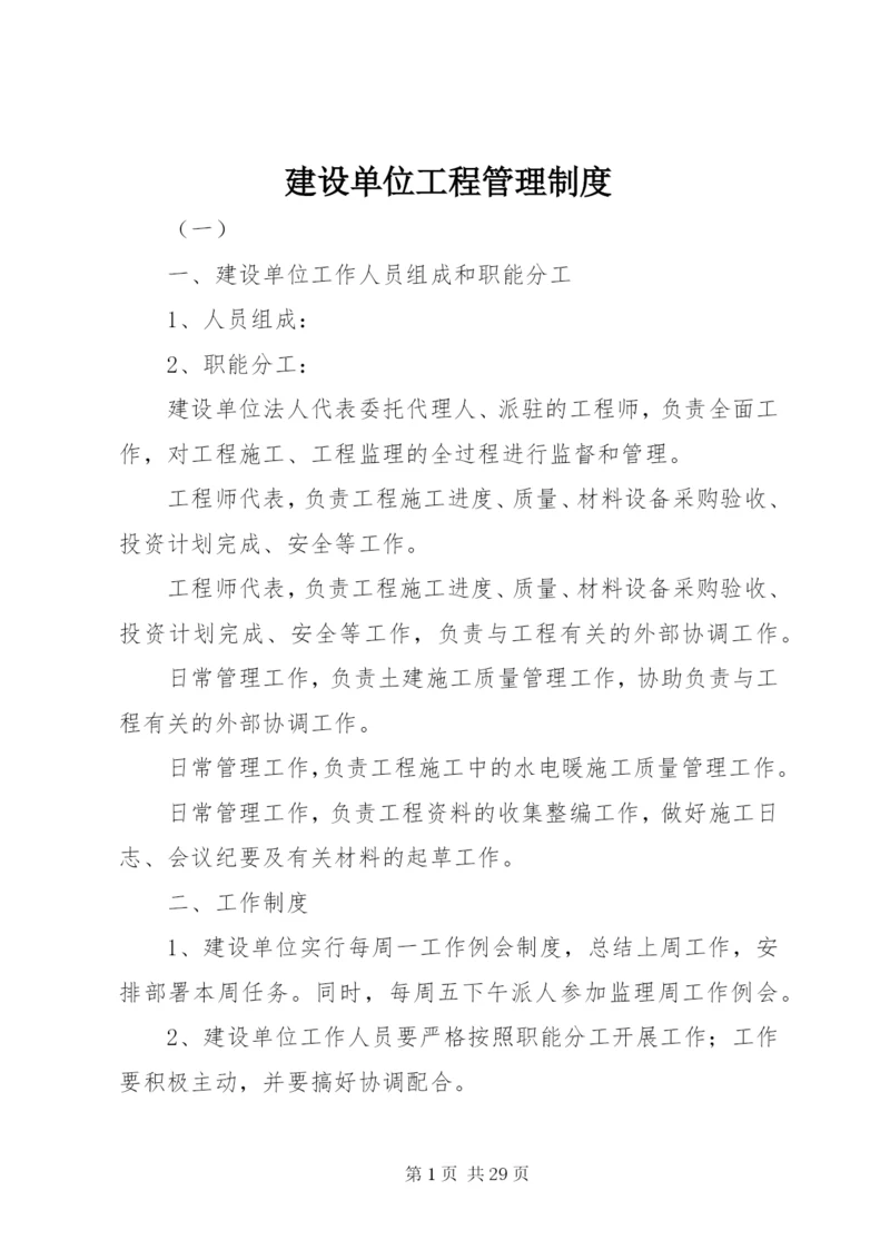 建设单位工程管理制度.docx