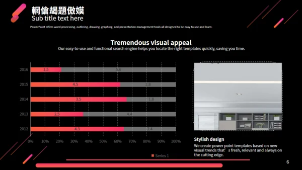 高端商务渐变红科技汇报总结通用PPT模板
