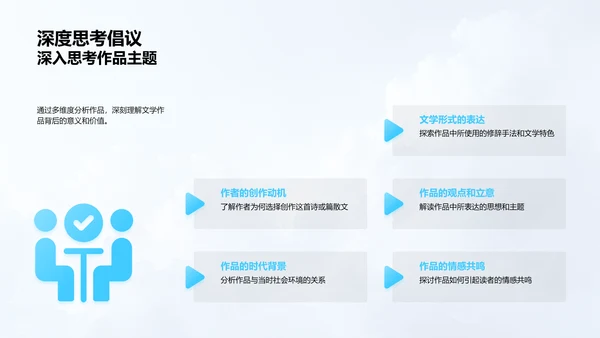 诗歌散文赏析教学PPT模板