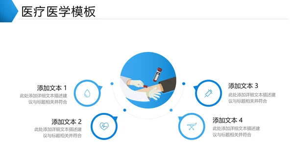 创意医学医疗类报告医院宣传通用PPT模板