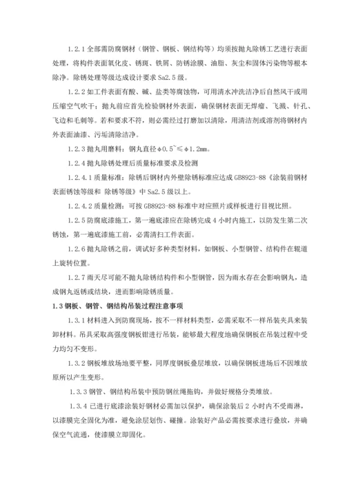 抛丸防腐专项综合项目施工专项方案.docx