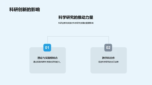 科研创新与实践探索