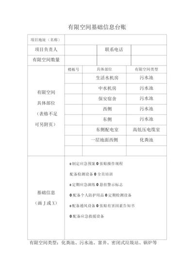 有限空间基础信息台账.docx