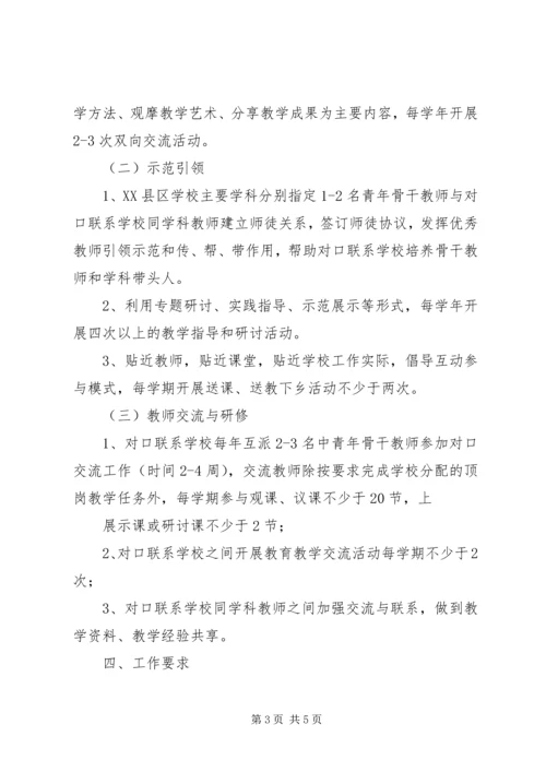 街道对口联系单位方案 (3).docx