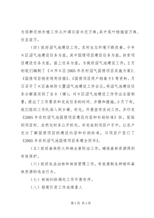 县林业局一季度工作情况汇报 (2).docx