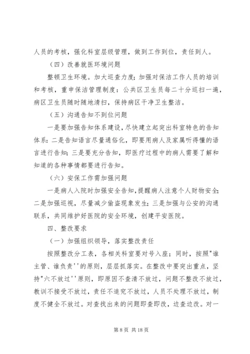 人民医院政风、行风整改方案.docx