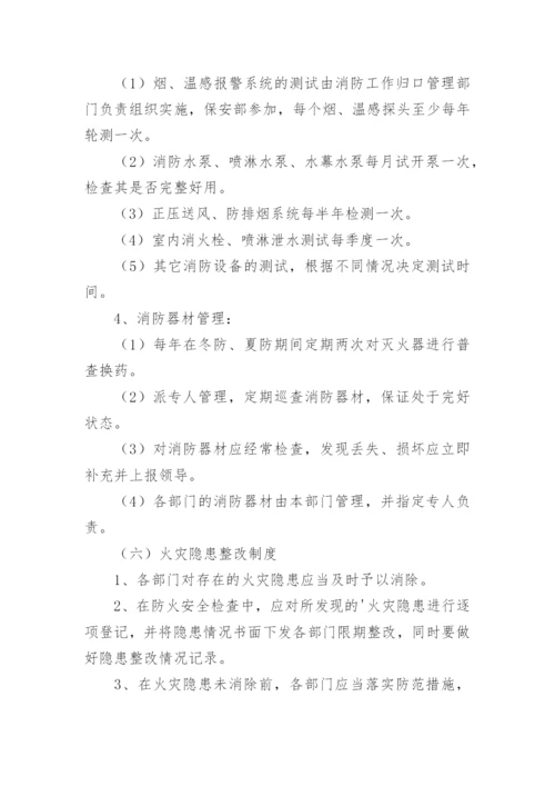 足疗店消防安全管理制度.docx