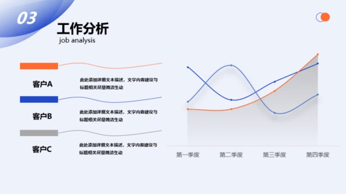 蓝色插画风工作汇报通用PPT模板