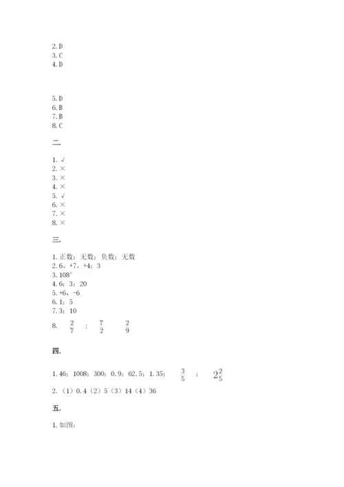 贵州省贵阳市小升初数学试卷附答案【综合题】.docx