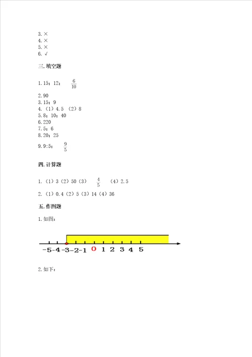 冀教版六年级数学下册期末模拟试卷（培优a卷）