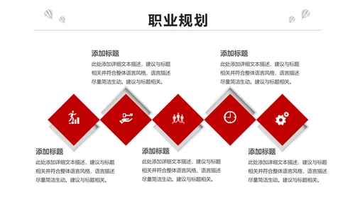 红色简约大气企业员工入职培训PPT模板