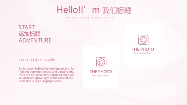 粉色时尚孕妇年年终总结动态PPT