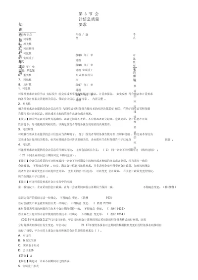 注册会计师考试章节学习及重难点分析,考情预测分析之第03讲总论二