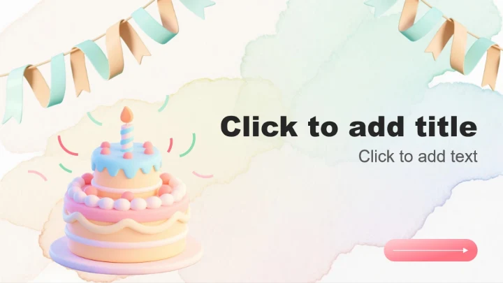 粉色小清新风企业生日会活动策划方案PPT主题模板