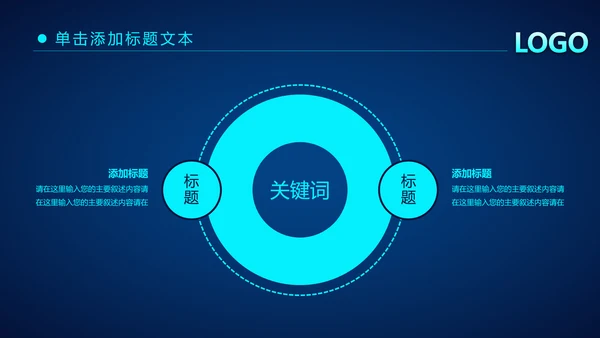 炫酷蓝色科技公安警察工作汇报PPT模板