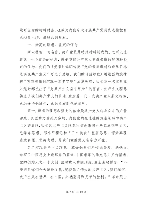 崇尚先辈风范争做优秀党员.docx