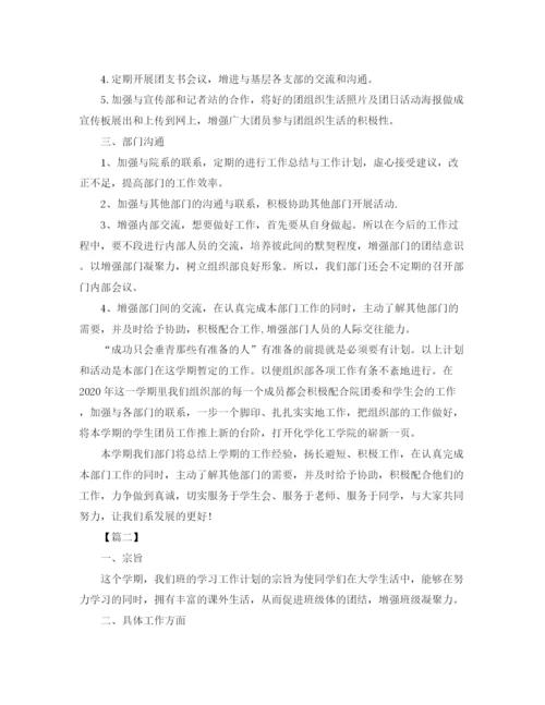 精编之团总支的工作计划范文.docx