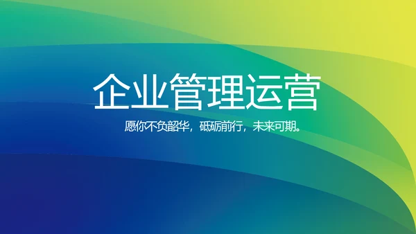 企业文化发展战略管理运营培训动态PPT